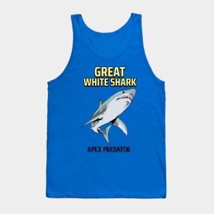 Great White Shark Sharks Shark Attack Tank Top